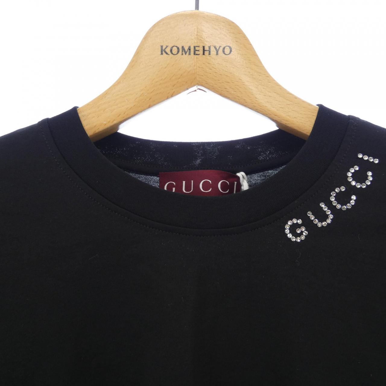 グッチ GUCCI クリスタル付きコットンジャージー 787299 XJGME Tシャツ
