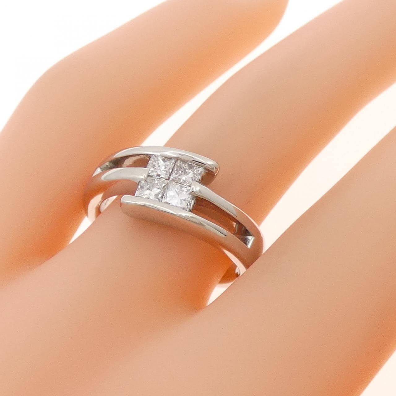 PT900 ダイヤモンド リング 0.45CT