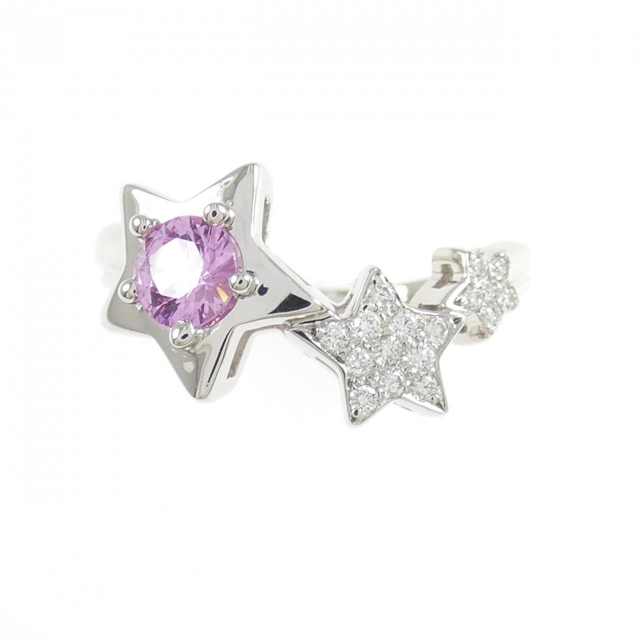 PT900 スター サファイヤ リング 0.38CT