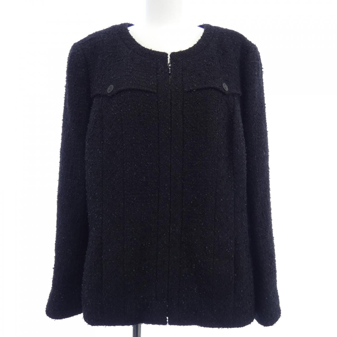 【ヴィンテージ】シャネル CHANEL P24330V14844 04A ノーカラージャケット