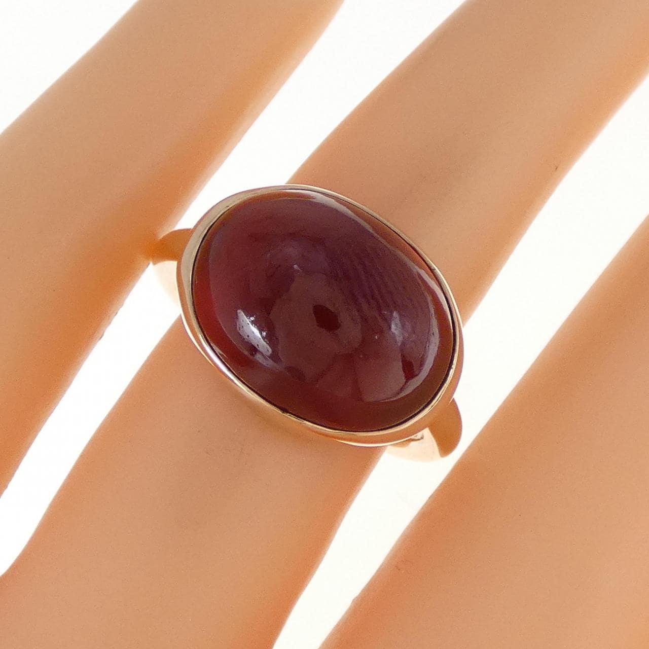 K10PG Garnet ring