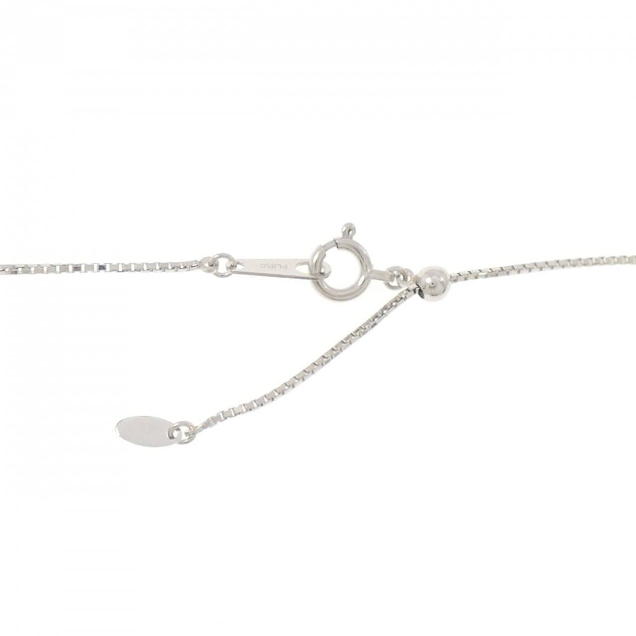 PT950/PT850 ハート ダイヤモンド ネックレス 1.00CT