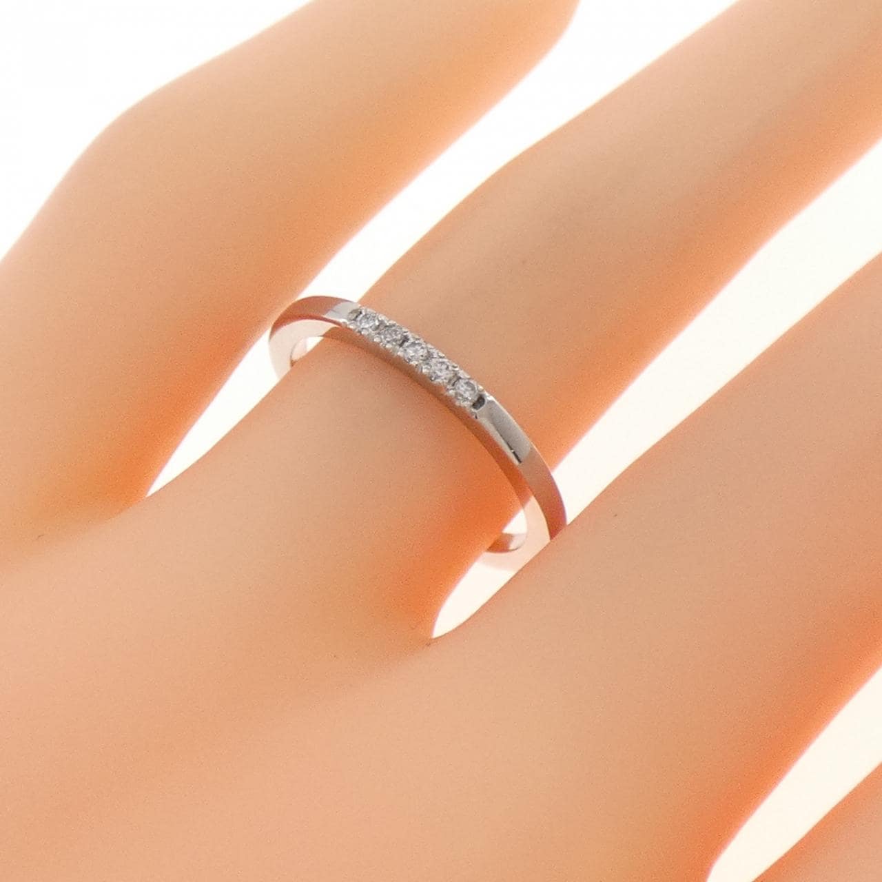 PT950 ダイヤモンド リング 0.065CT