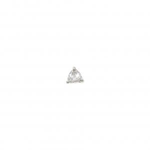 K14WG ダイヤモンド ピアス 片耳