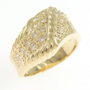 K18YG ダイヤモンド リング 0.25CT