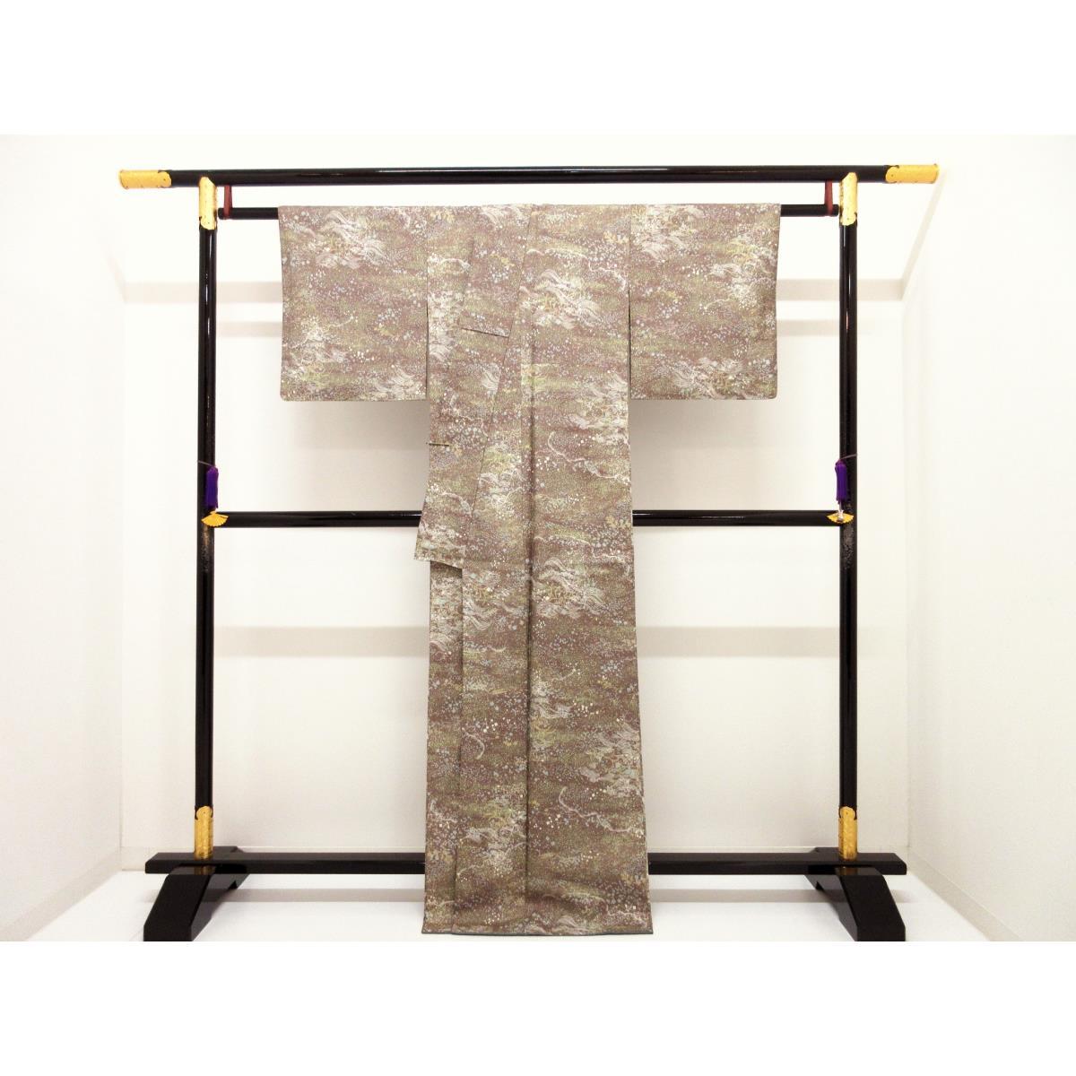 紬　染紬　身幅Ｌ寸