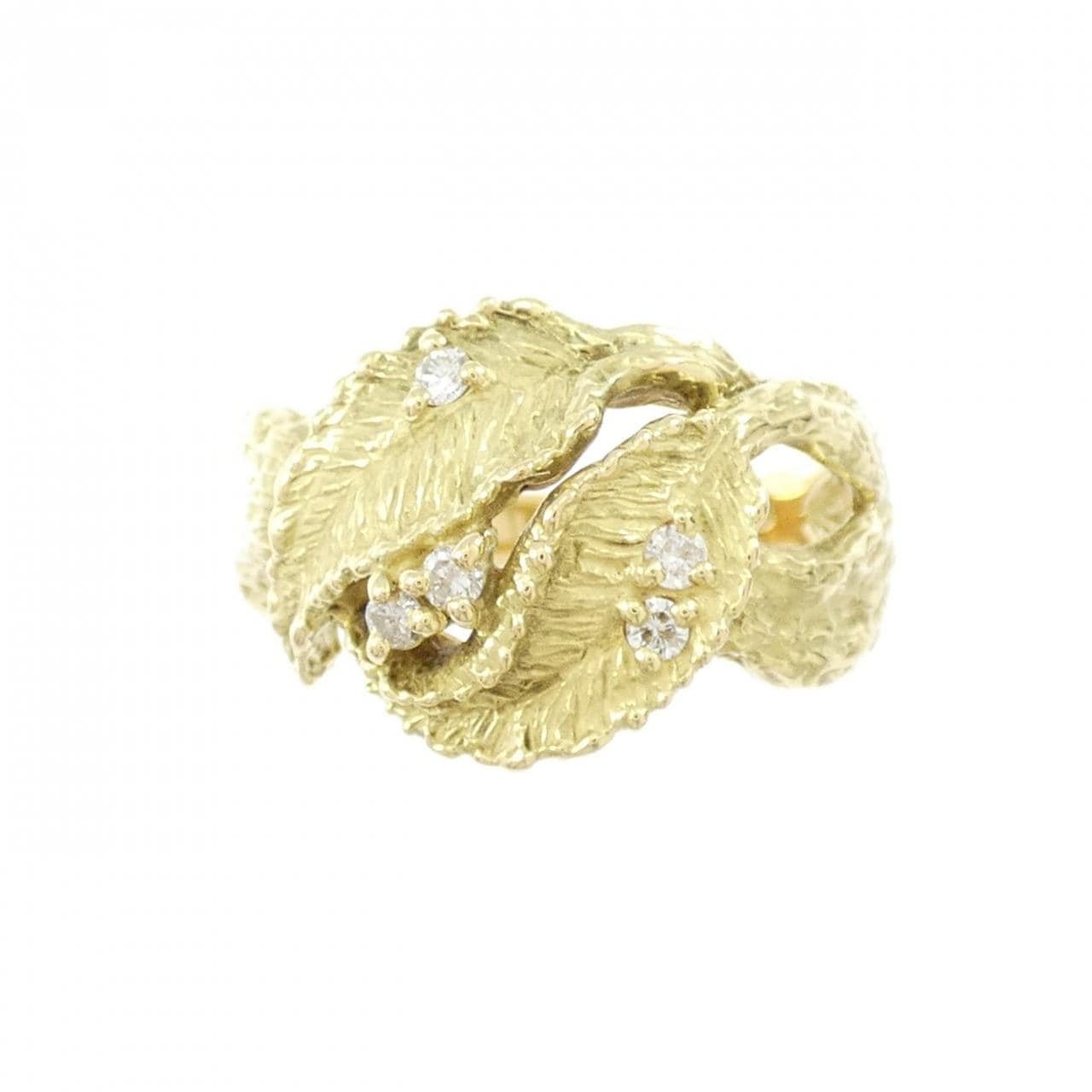 K18YG ダイヤモンド リング 0.09CT