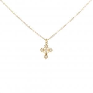 4゜C クロス ダイヤモンド ネックレス