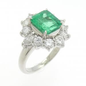 PT900 エメラルド リング 1.86CT コロンビア産