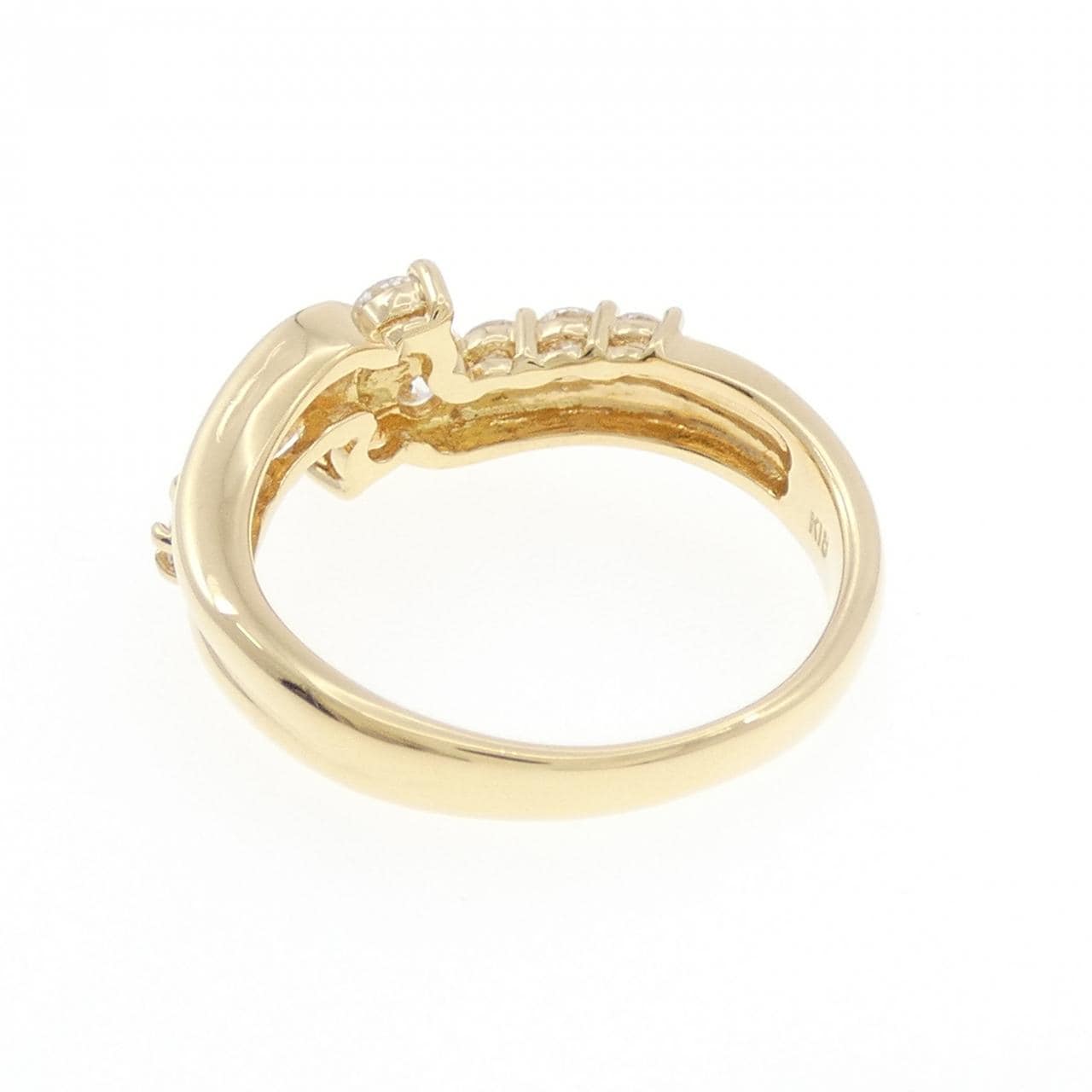 K18YG ダイヤモンド リング 0.593CT