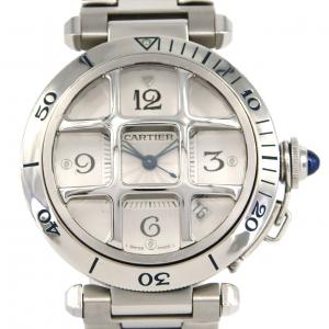 【ノーメンテナンス特価】カルティエ パシャグリッド コンベックス W31059H3 SS 自動巻