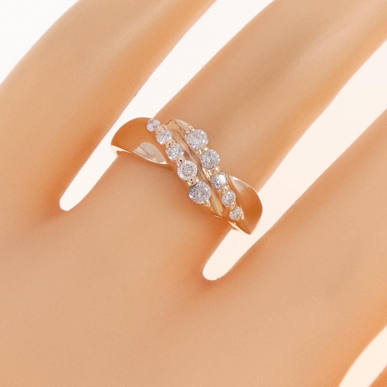 K10PG ダイヤモンド リング 0.30CT