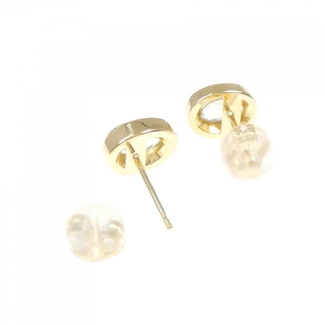 K18YG アクアマリン ピアス