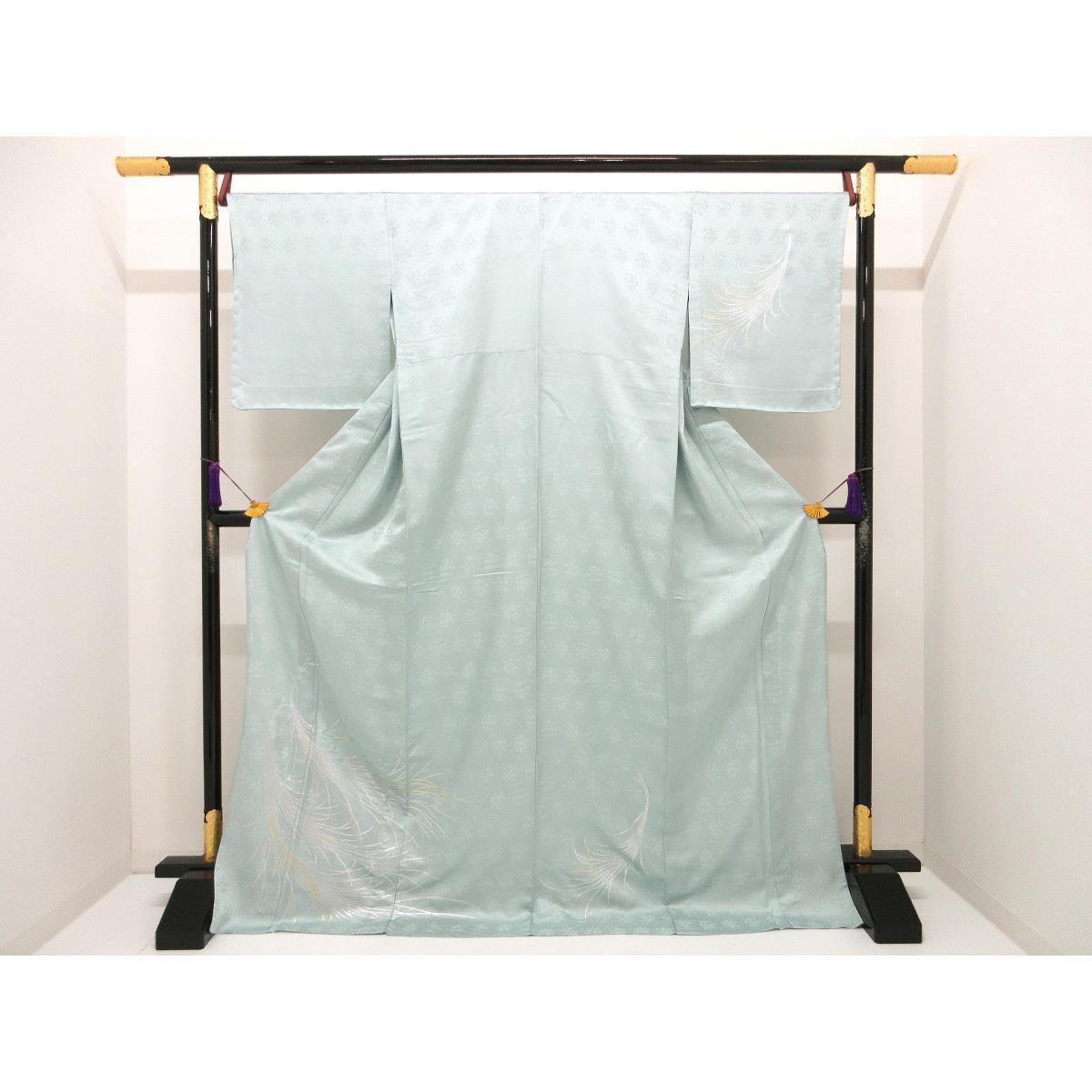 【未使用品】単衣　訪問着　銀彩加工