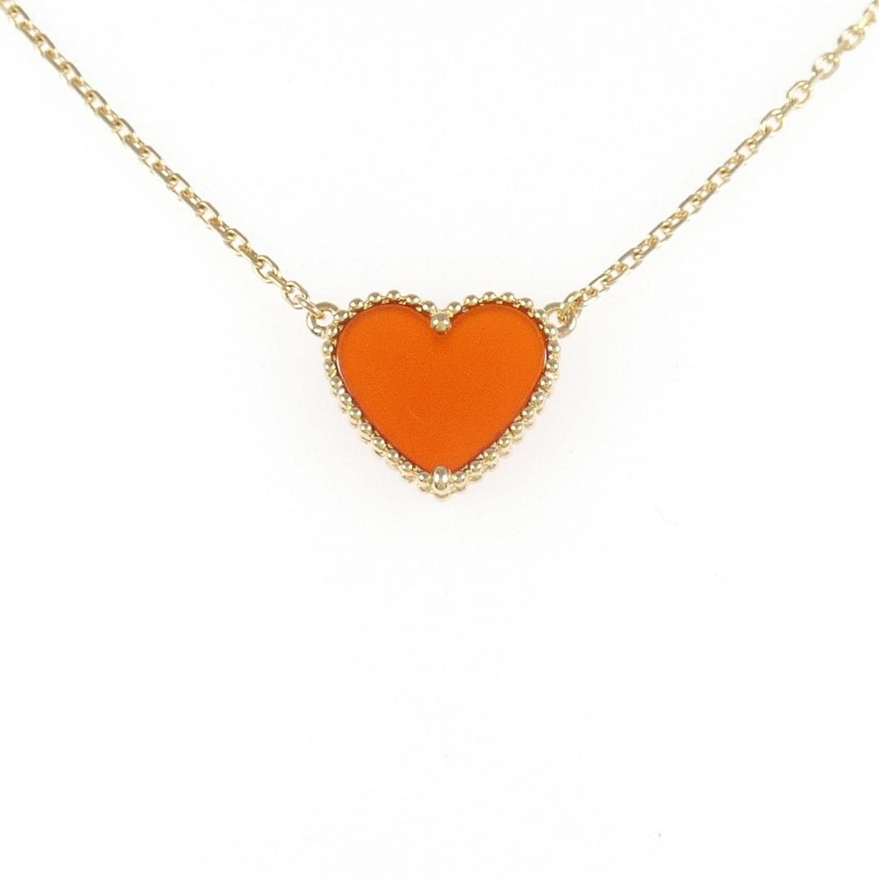 ヴァンクリーフ&アーペル ラッキーアルハンブラ ハート ネックレス