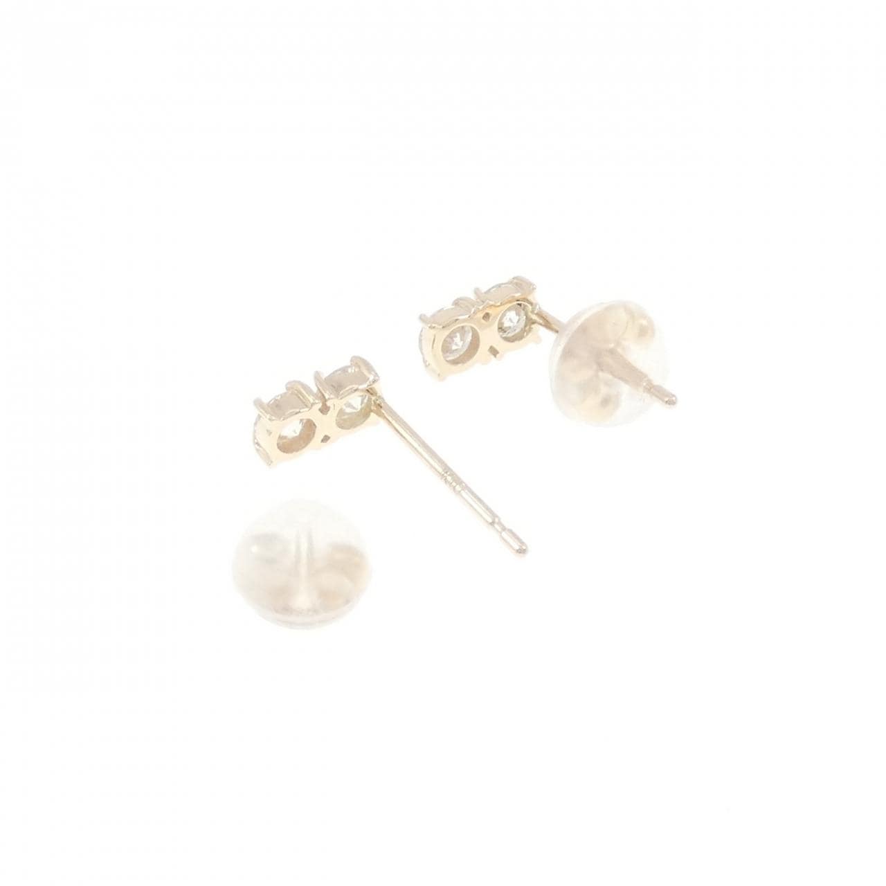 【リメイク】K10YG ダイヤモンド ピアス 0.30CT