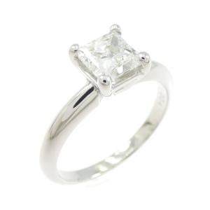 PT950 ダイヤモンド リング 1.004CT H SI2 ファンシーカット