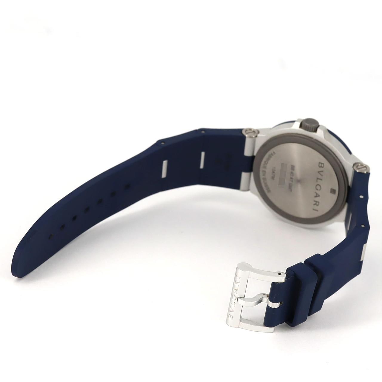 【ノーメンテナンス還元価格】ブルガリ ブルガリアルミニウムGMT BB40ATGMT/103554 アルミニウム 自動巻