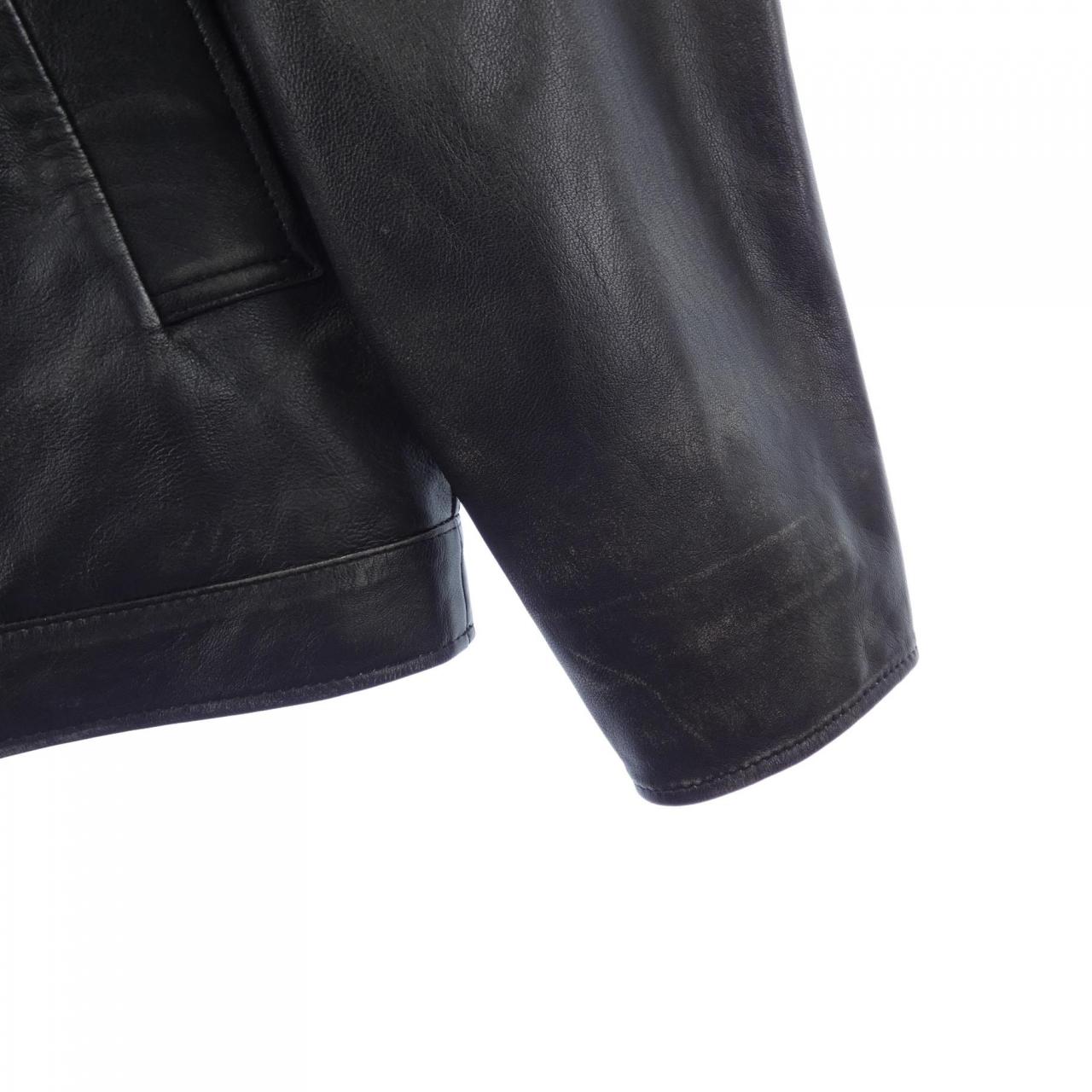 broader レザーライダースジャケット