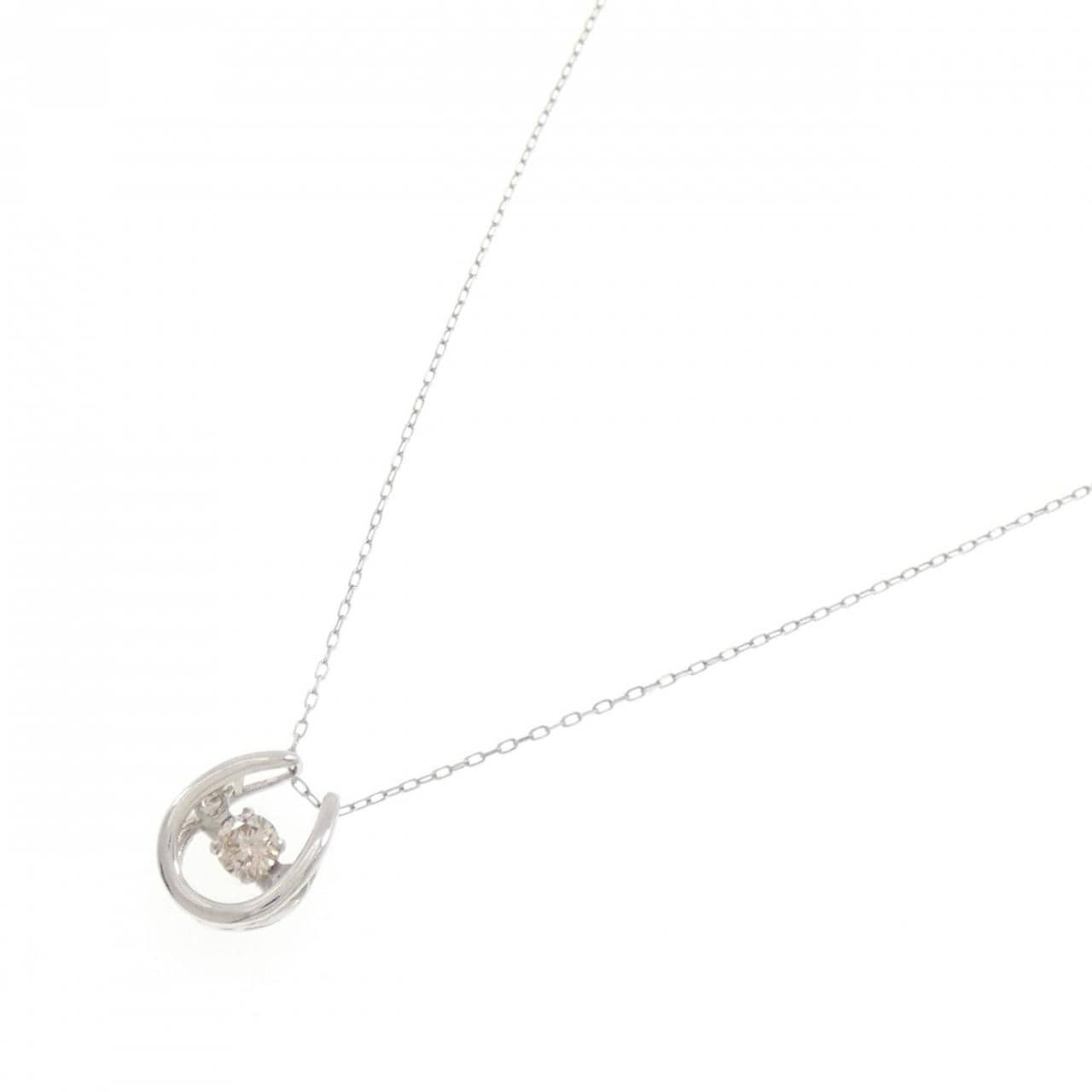 PT900 ダイヤモンド ネックレス 0.07CT