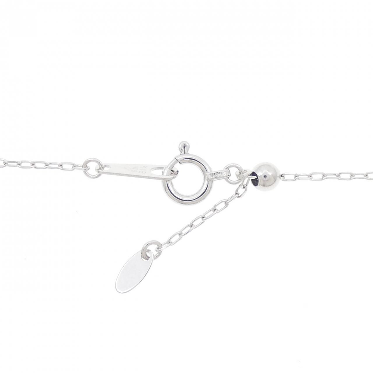 K18WG ダイヤモンド ネックレス 0.05CT