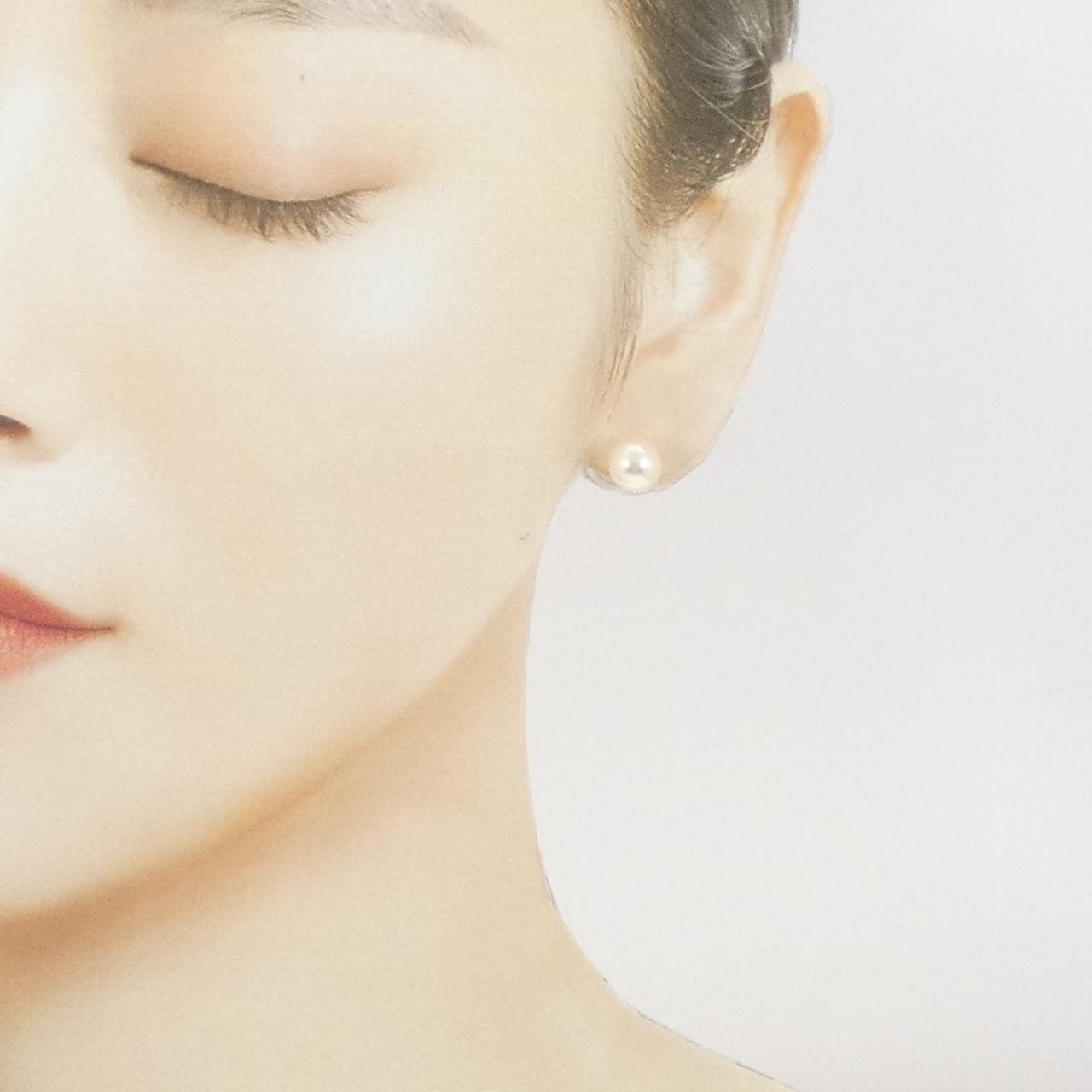 K14WG アコヤパール ピアス 8mm
