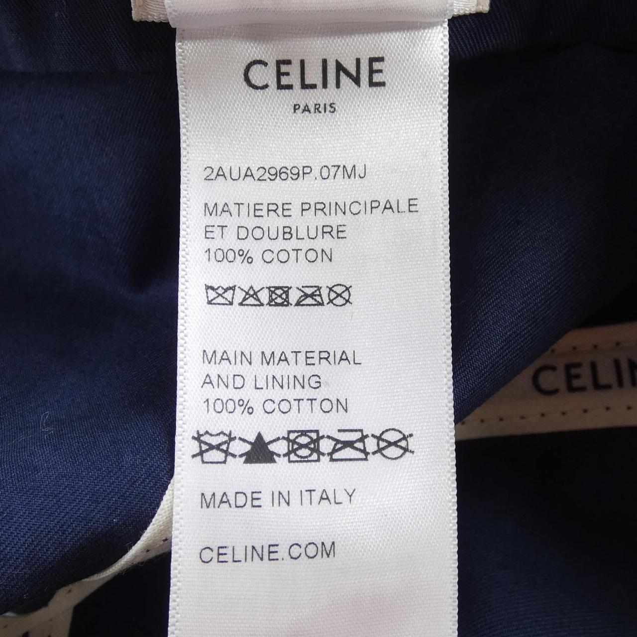 セリーヌ CELINE イニシャルベースボール 2AUA2969P キャップ