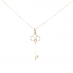 ティファニー クラウン キー ネックレス 0.11CT