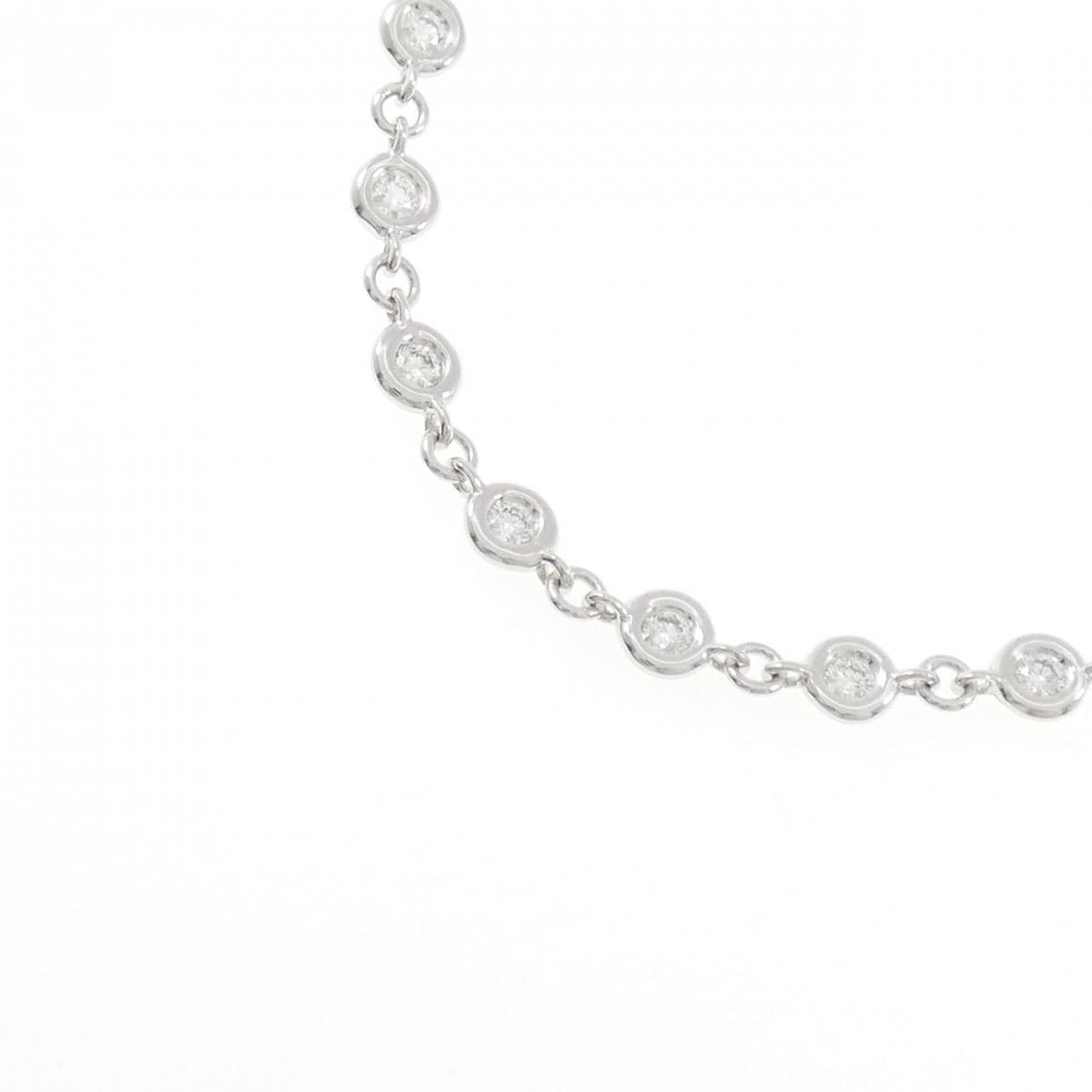 K18WG ダイヤモンド ネックレス 1.89CT