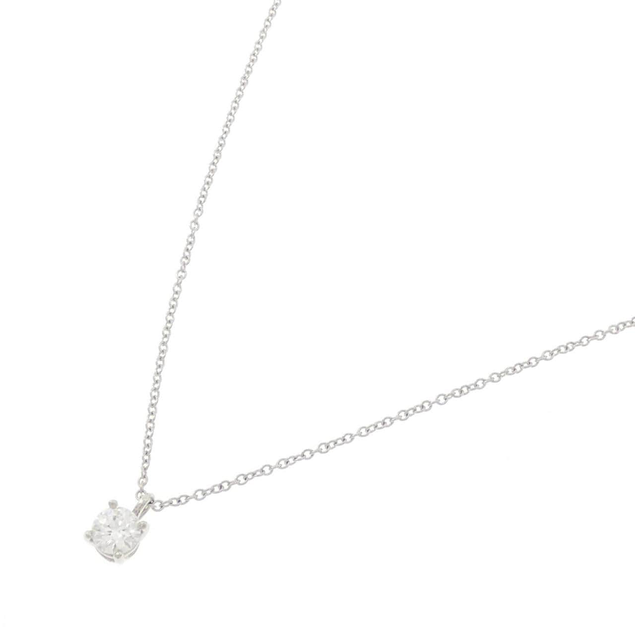 ティファニー ソリティア ネックレス 0.31CT E VS2 3EXT