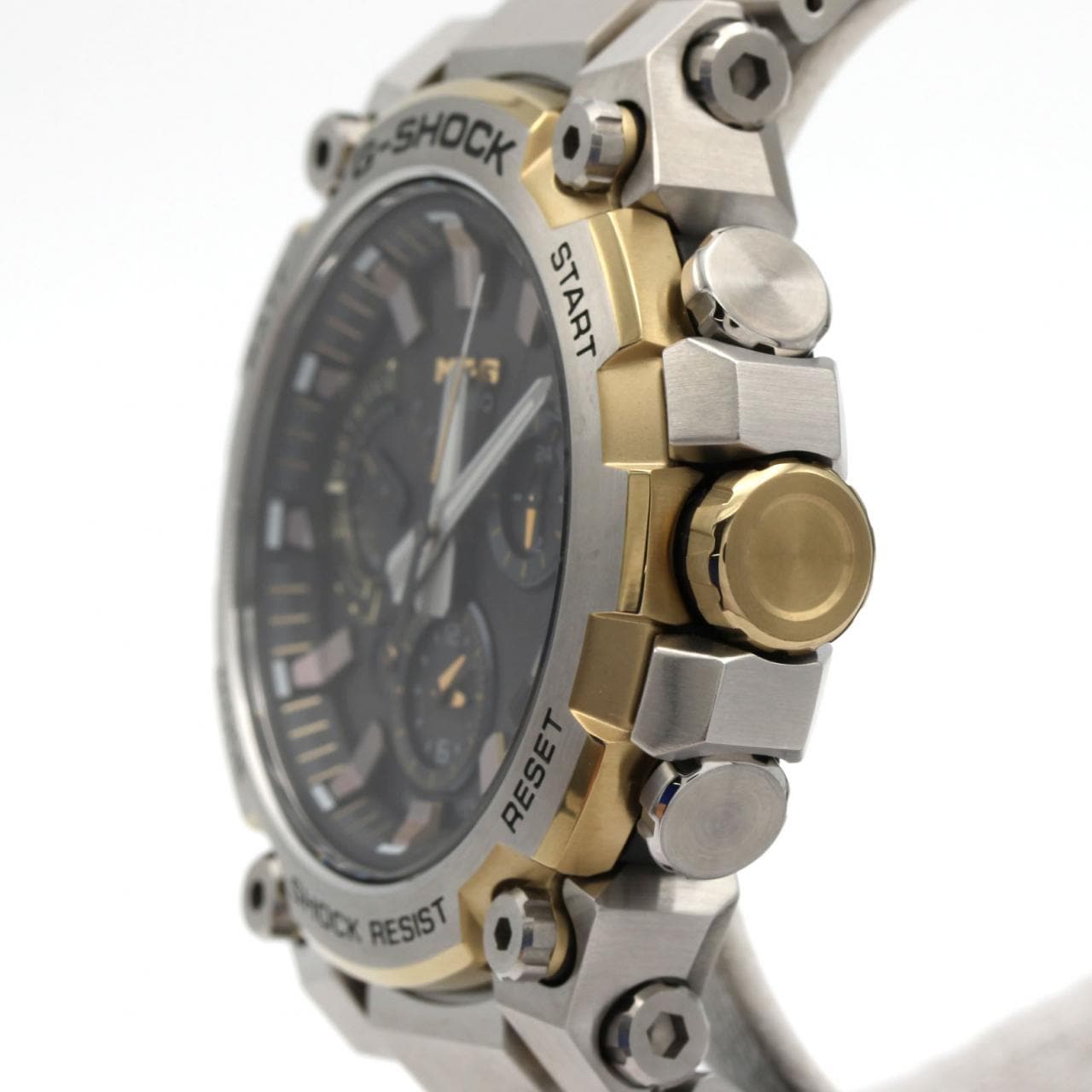 カシオ G-SHOCK･MT-G 電波時計 MTG-B3000D-1A9JF SS ソーラークォーツ