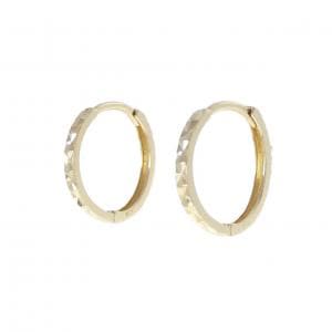 K18YG フープ ピアス