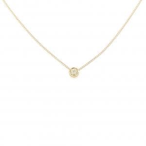 K18YG ダイヤモンド ネックレス 0.11CT