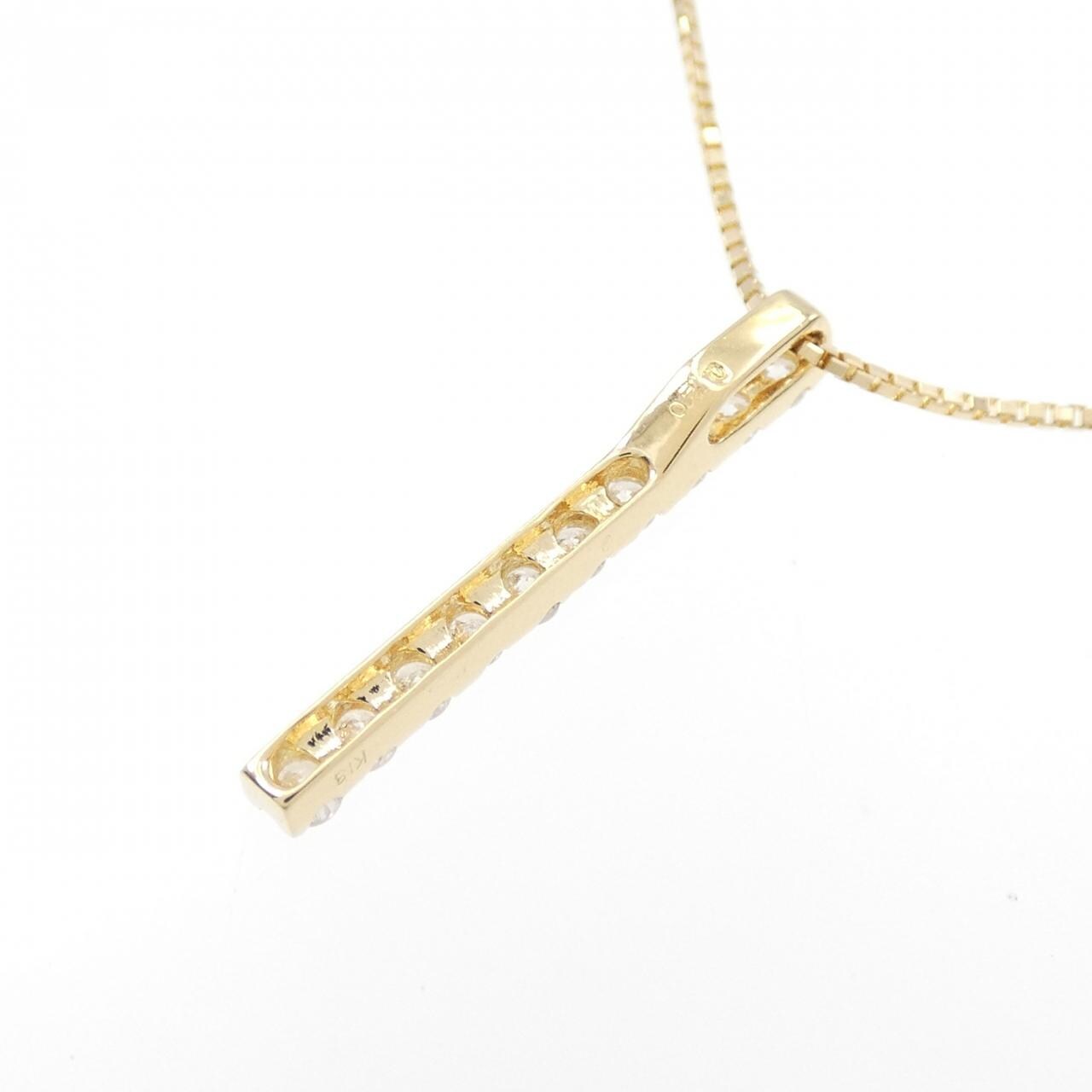 K18YG ダイヤモンド ネックレス 0.20CT
