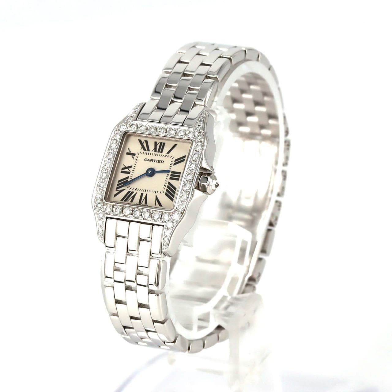 カルティエ サントスドゥモワゼルSM WG/D WF9003Y8 WG クォーツ