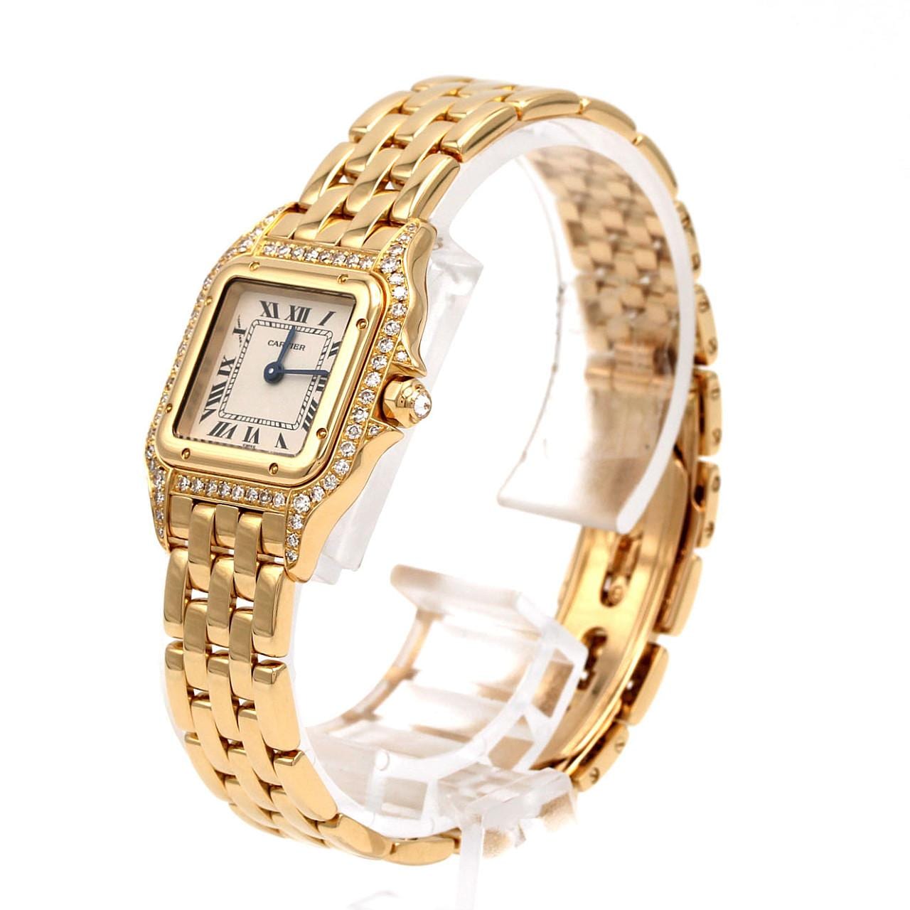 カルティエ パンテールSM YG/D WF3071B9 YG クォーツ