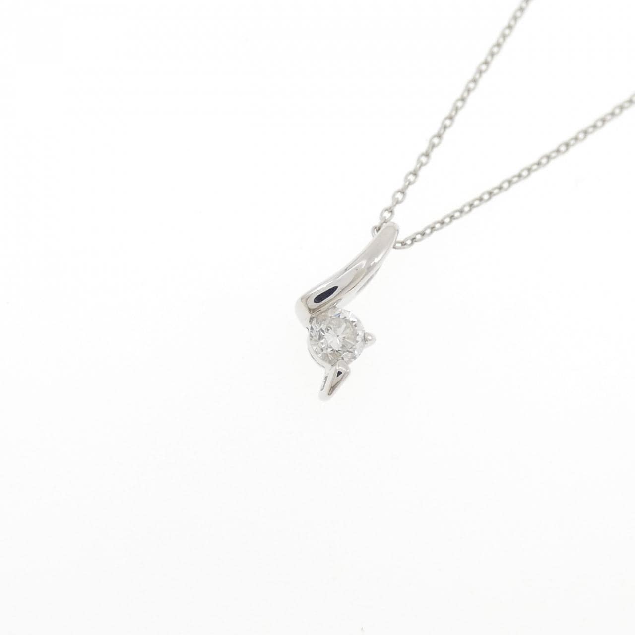PT850 ダイヤモンド ネックレス 0.22CT