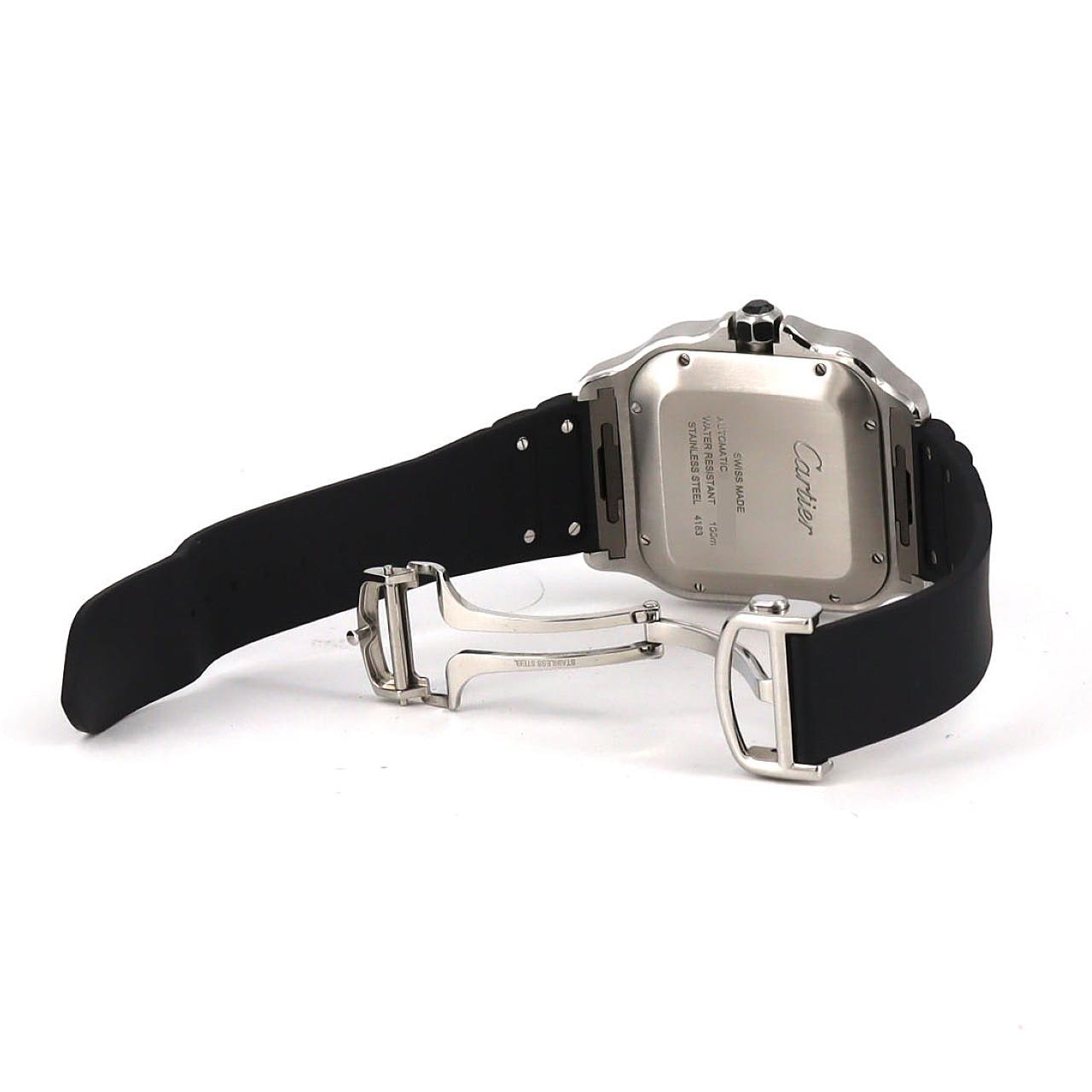 【ノーメンテナンス特価】カルティエ サントス･ドゥ･カルティエクロノグラフ XL WSSA0017 SS 自動巻