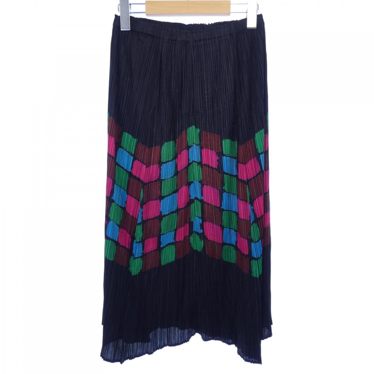 【ヴィンテージ】プリーツプリーズ PLEATS PLEASE 2002 幾何学 PP23-JG763 スカート