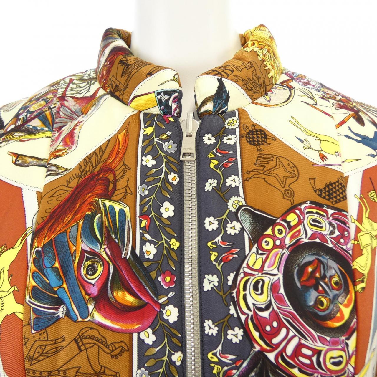 エルメス HERMES LES MYTHOLOGIES DES HOMMES ROUGES ツイルレーヌ. ジャケット