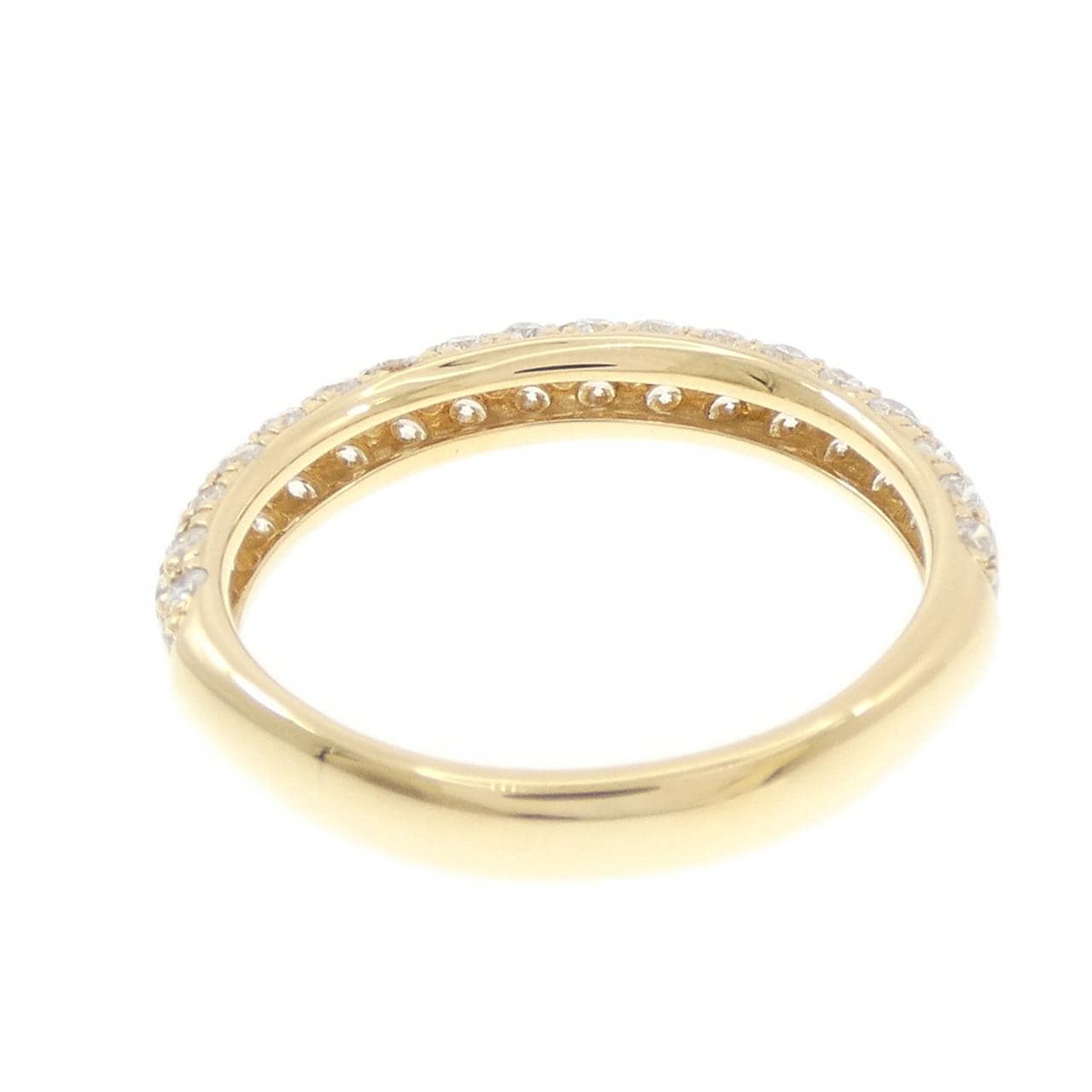 K18YG  パヴェ ダイヤモンド リング 0.84CT