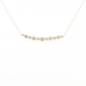 K18YG ダイヤモンド ネックレス 0.50CT