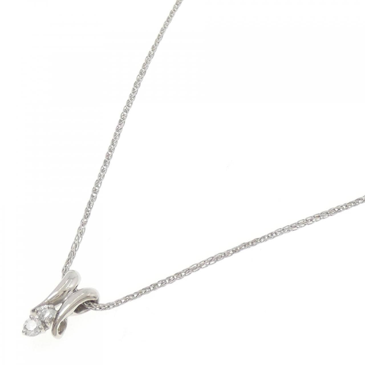 PT900/PT850 ダイヤモンド ネックレス 0.15CT