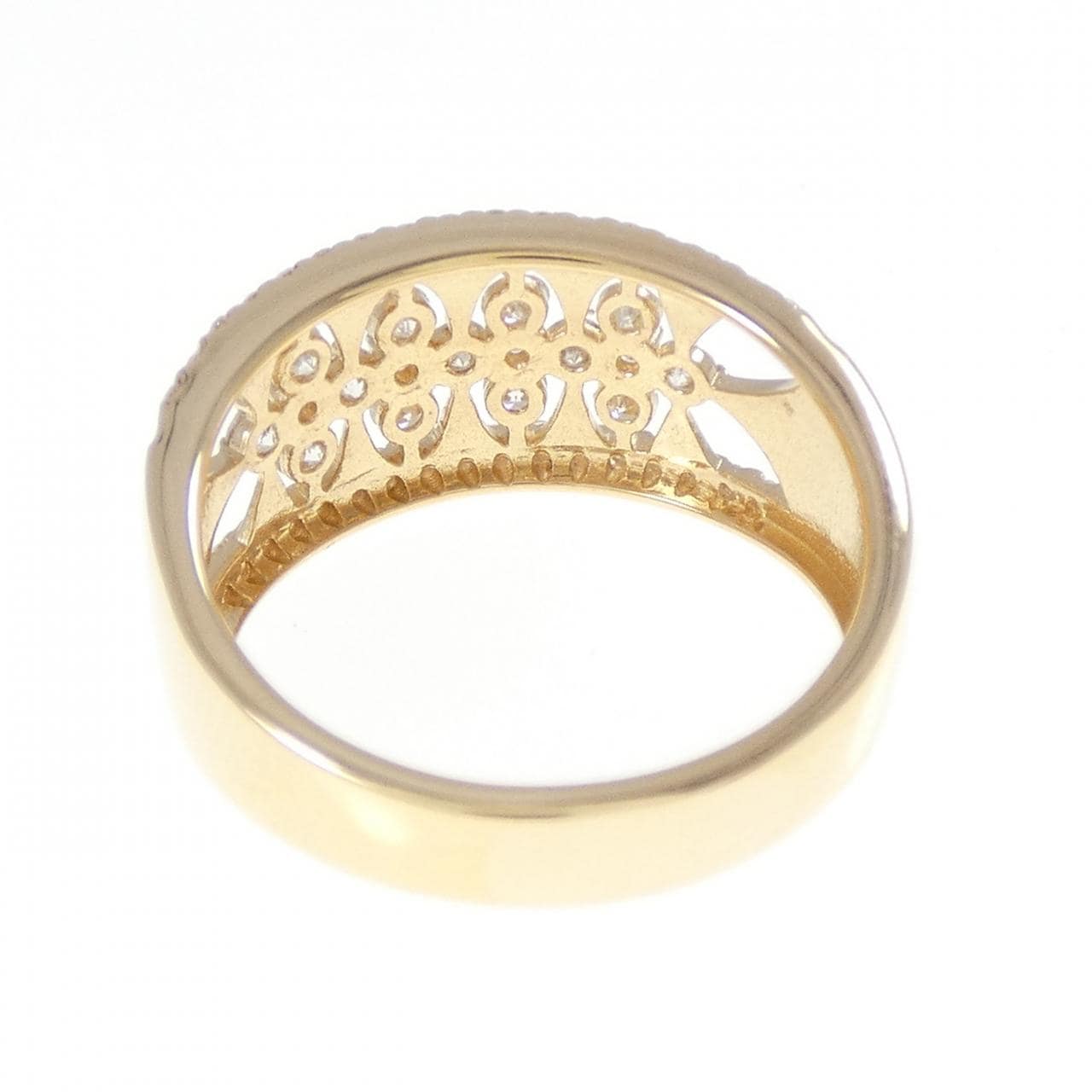 K18YG ダイヤモンド リング 0.70CT