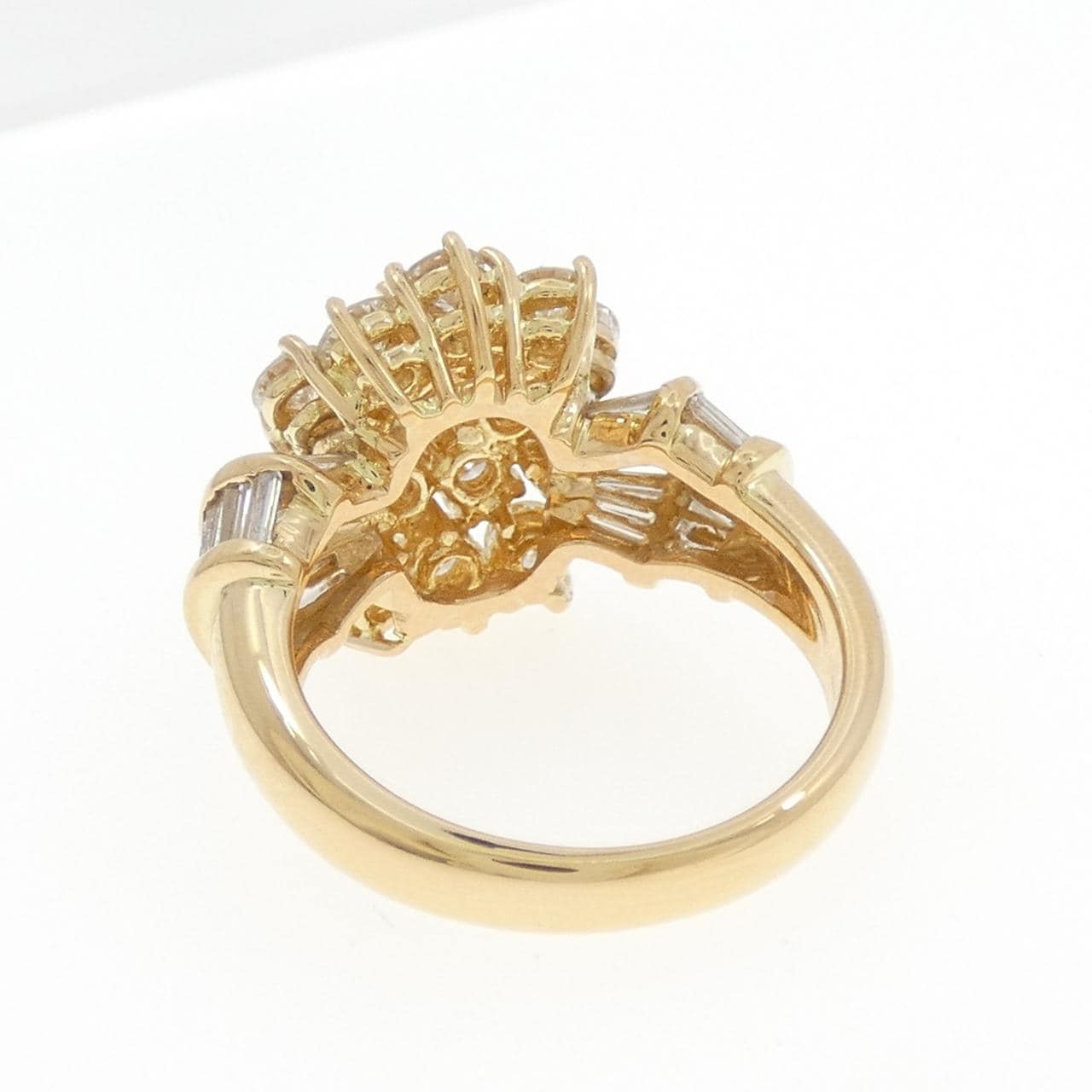 K18YG ダイヤモンド リング 2.44CT