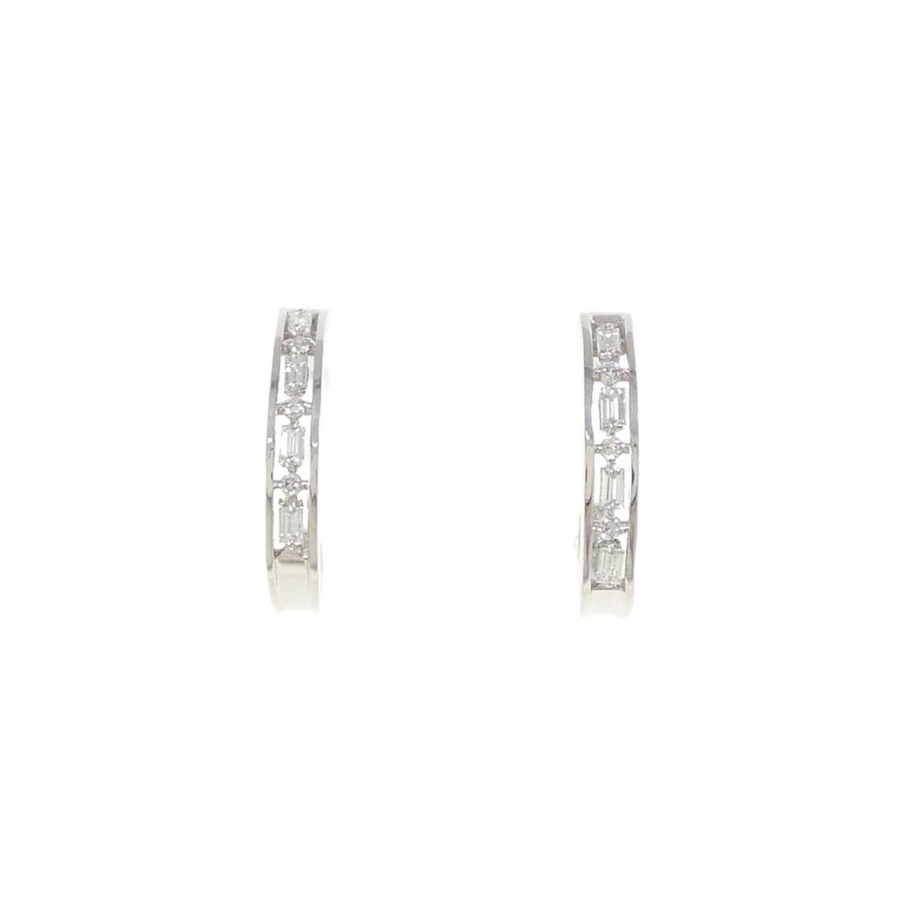 【新品】PT900 ダイヤモンド ピアス 0.18CT