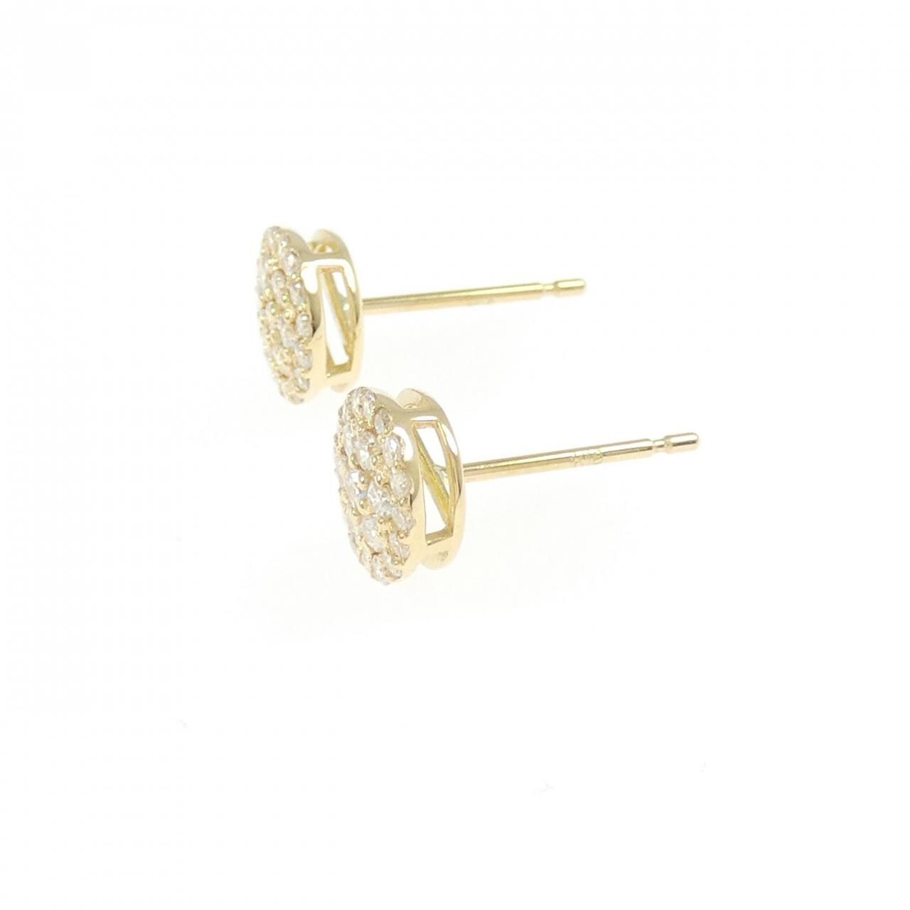 【リメイク】K18YG ダイヤモンド ピアス 0.30CT