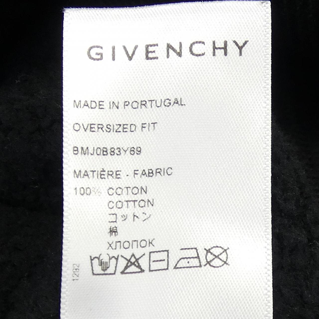 ジバンシー GIVENCHY BMJ0B83Y69 スウェット