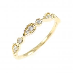 K18YG ダイヤモンド リング 0.13CT