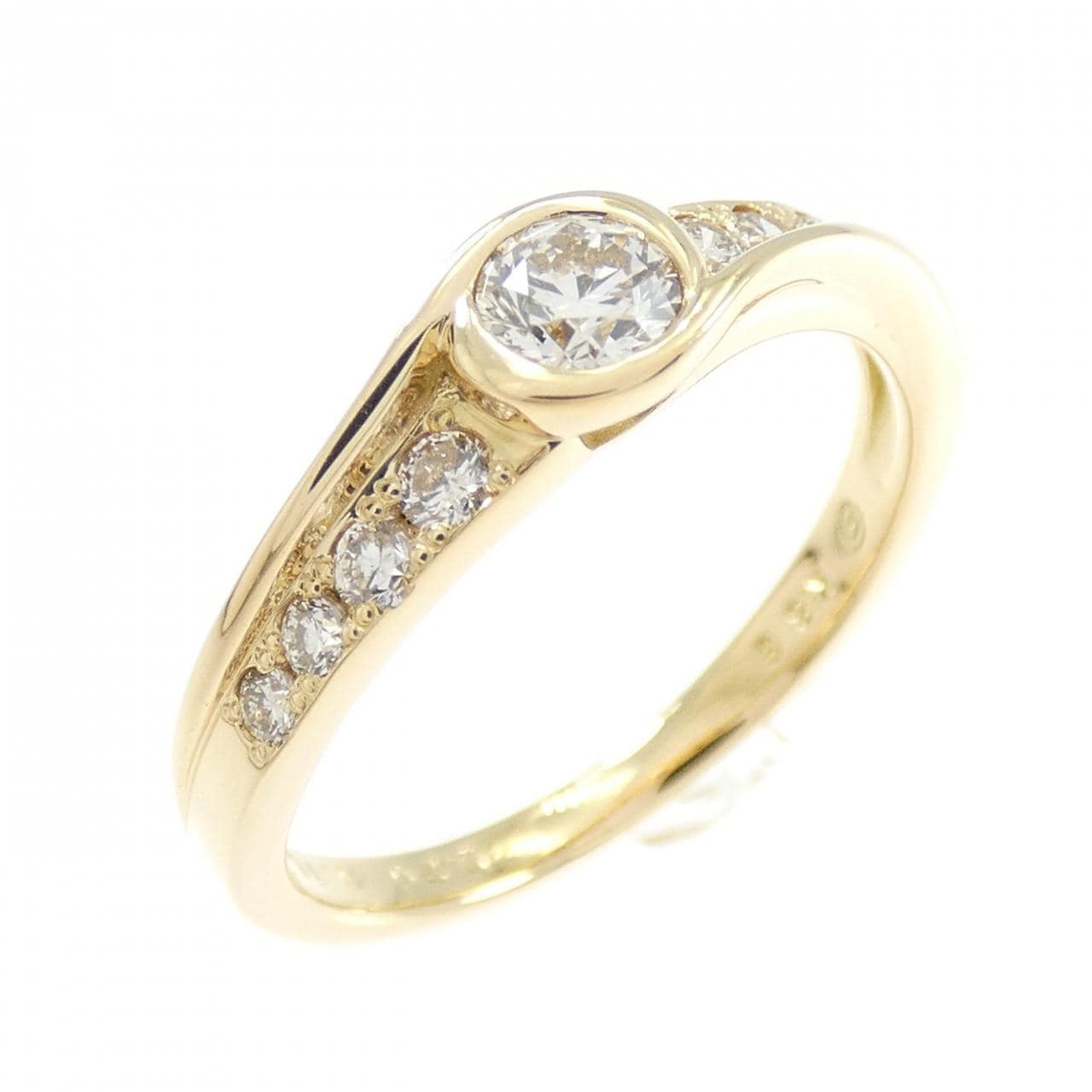 K18YG ダイヤモンド リング 0.20CT